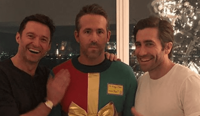 Facebook: Ryan Reynolds soportó cruel broma navideña de Hugh Jackman y Jake Gyllenhaal