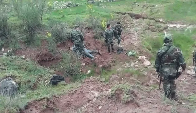 Ayacucho: tras balacera, capturan a narcoterrorista de Vraem y recuperan armamento [VIDEO]