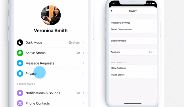 Las nuevas funciones de seguridad de Facebook Messenger llegan preliminarmente a iPhone, pero ya están en camino a Android.