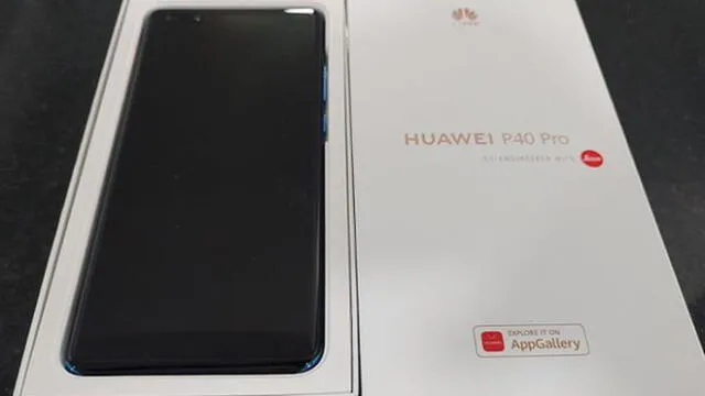 Caja del Huawei P40 Pro.