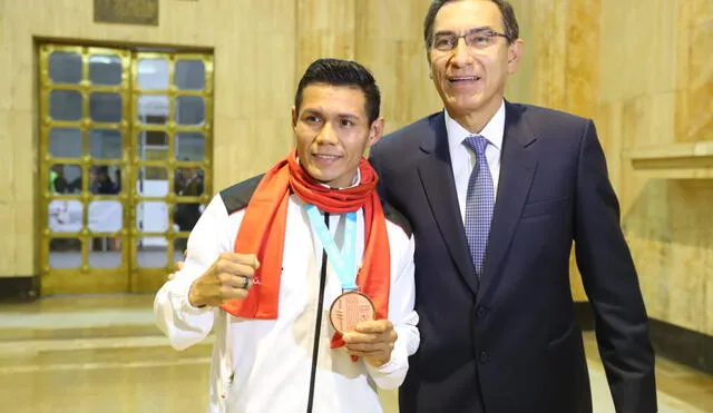 Martín Vizcarra se reunió con medallistas peruanos. Foto: Presidencia