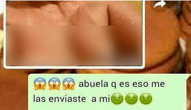 WhatsApp: Abuela envía, por error, fotos íntimas a su nieto [FOTOS] 