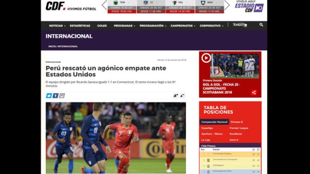 Perú vs Estados Unidos: así reaccionó la prensa mundial tras empate de la 'Bicolor'