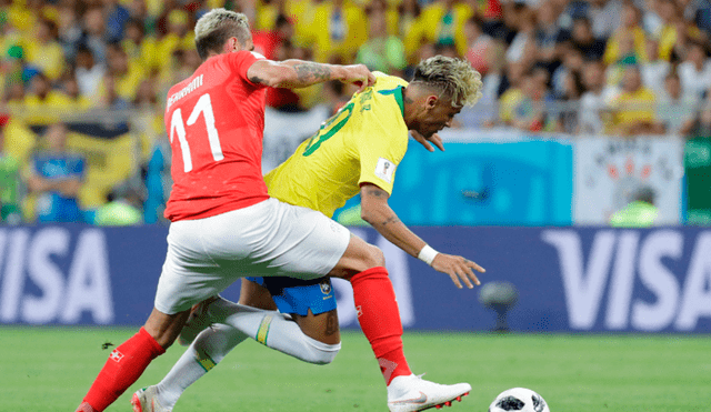 ¡Brasil no pudo con Suiza y empataron 1-1 en Rusia 2018! 