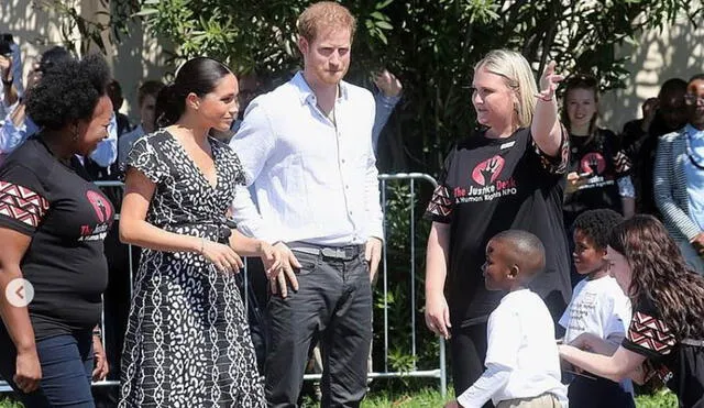 Meghan Markle y el príncipe Harry sorprenden en Sudáfrica