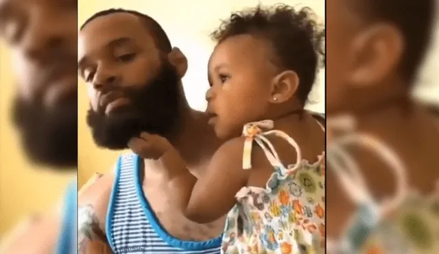 Facebook: bebé celosa no permite que sus padres se besen [VIDEO] 
