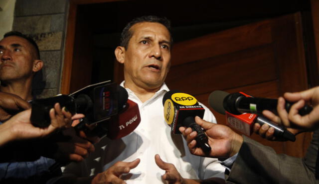 Humala: "Nos reafirmamos en no haber recibido ese aporte de campaña (de Odebrecht)"