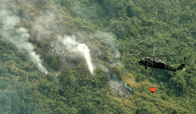 Los incendios forestales causan alarma en  Colombia. Foto: AFP.