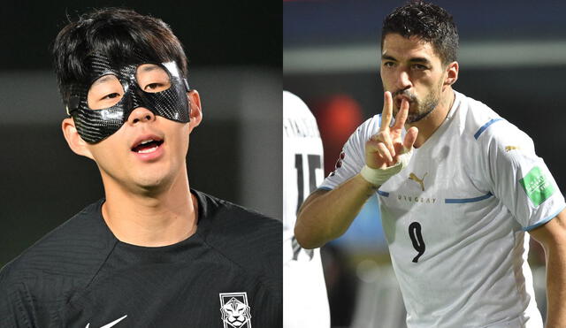 Heung Min Son y Luis Suárez son los jugadores más destacados de sus selecciones. Foto: Composición AFP