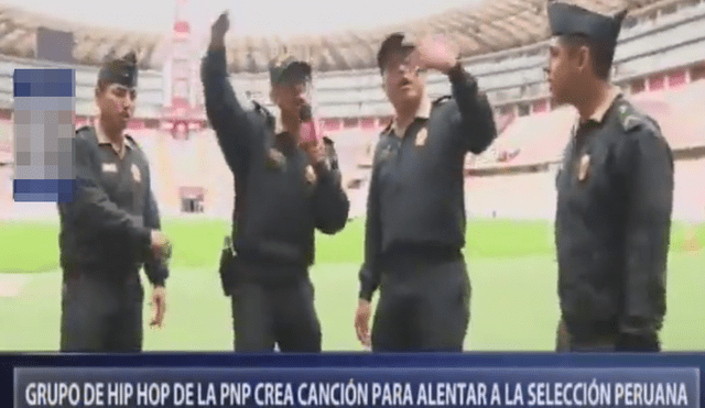 Policías crean rap para la selección peruana[VIDEO]