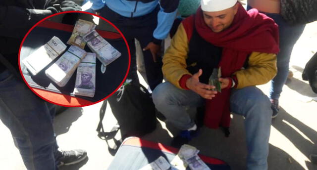 Venezolanos venden bolívares para poder sobrevivir en Puno