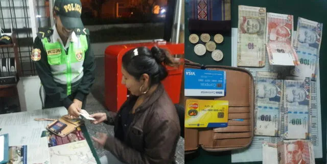 Policías devuelven billetera con 450 soles en Tacna