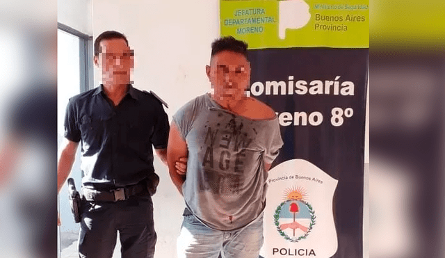 El delincuente fue detenido.