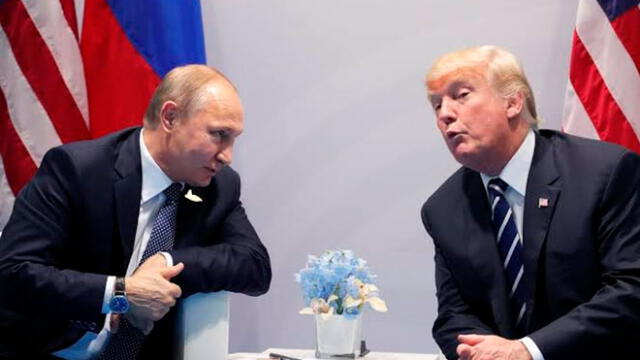Vladimir Putin y Donald Trump. Foto: difusión.