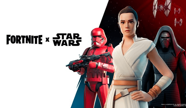 Las skins de Star Wars llegan para la celebración de "May the Force" y por primera vez a la Temporada 2 de Fortnite.