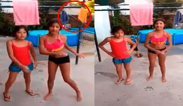 Facebook viral: niñas realizaban una coreografía, pero su hermano pequeño arruinó el momento [VIDEO] 