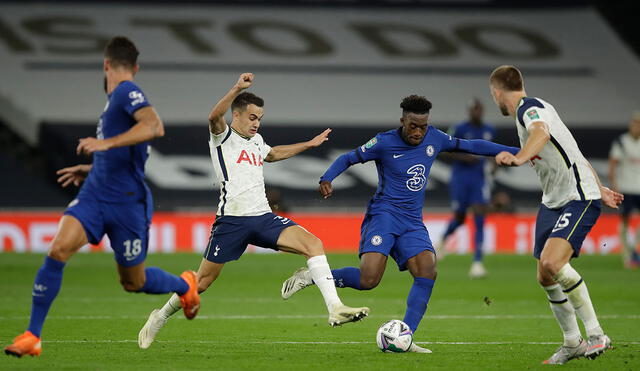 Tottenham cae ante el Chelsea por la Carabao Cup 2020. FOTO: AFP.