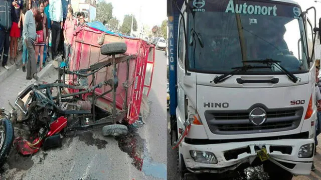 Trujillo: accidentes de tránsito dejan dos muertos