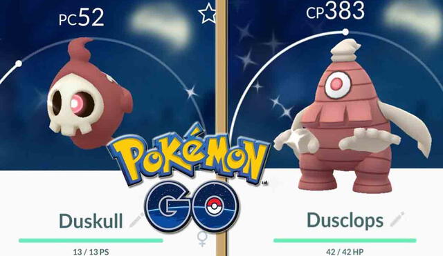Duskull aparecerá en la Hora del Pokémon destacado. Fotos: Niantic.