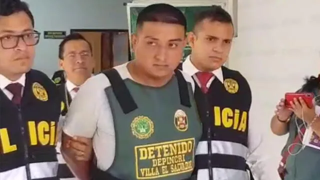 Detenido presenta en su haber 10 denuncias por violencia y 5 por robo. (Foto: Captura de video / GLR - URPI)