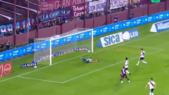 River Plate vs Lanús: Leandro Maciel abrió el marcador para los 'granates' [VIDEO]