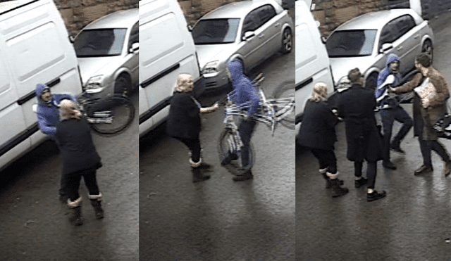 Facebook viral: ladrón intenta robar bicicleta de anciana, es descubierto y tiene inesperada reacción que enfurece a miles