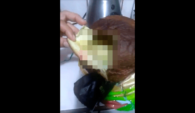 Facebook: Compró panetón y se llevó desagradable sorpresa [VIDEO]