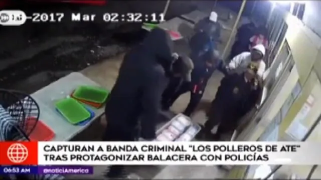 PNP capturó a ‘Los malditos polleros de Ate’ tras intensa balacera [VIDEO]