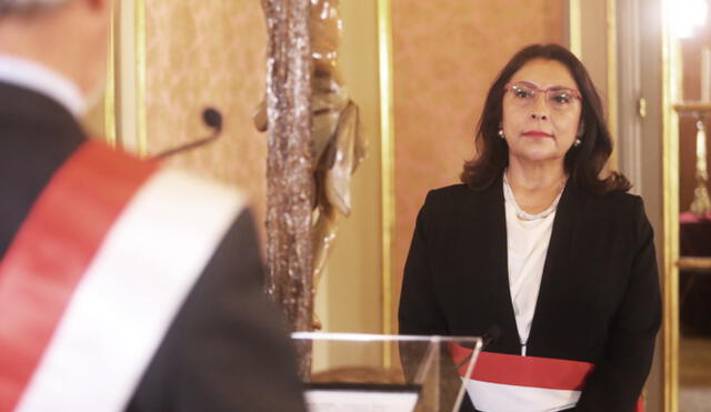 Violeta Bermúdez liderará el Consejo de Ministros en medio de la crisis nacional. Foto: Presidencia.