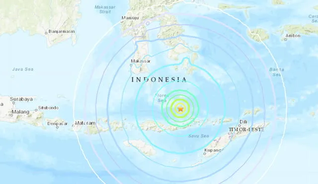 Sismo de magnitud 6.2 se registra en Indonesia. Foto. CNN