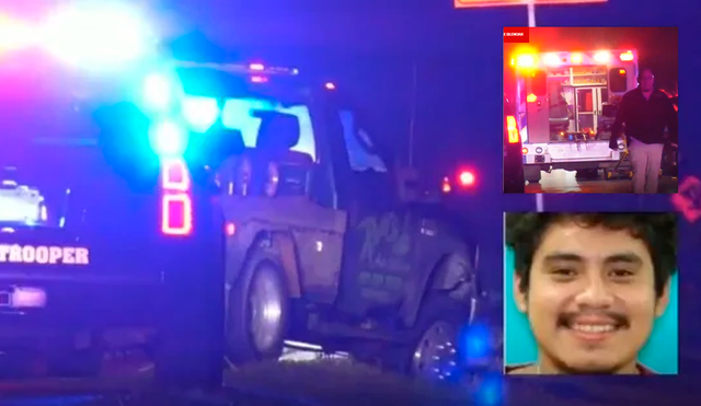 La Policía encontró el carro de Alexander Ordóñez Barrios, de 24 años, a las 2:00 de la madrugada en una carretera de Texas. Foto: composición LR/ Telemundo