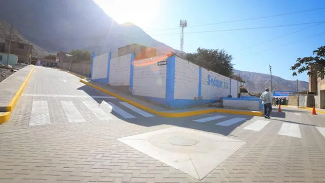 Inauguran nuevas calles en Aplao, región Arequipa
