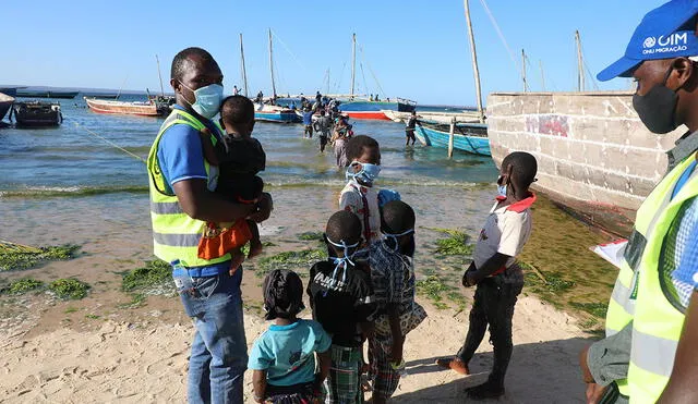 Niños en Mozambique