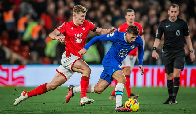 Chelsea no pudo mantener la ventaja que había conseguido en el primer tiempo. Foto: Nottingham Forest FC