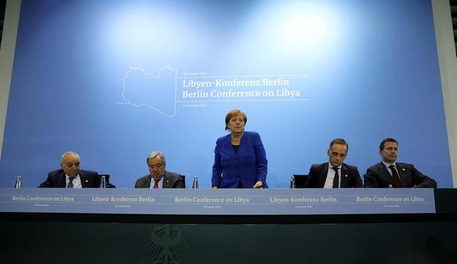Conferencia sobre Libia acuerda alto el fuego y respeto al embargo de armas. Foto: AFP.