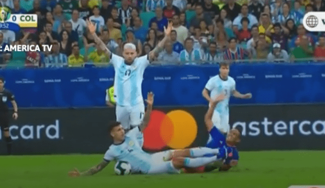 La escalofriante lesión de Muriel que lo sacó del Argentina vs. Colombia a los 10 minutos