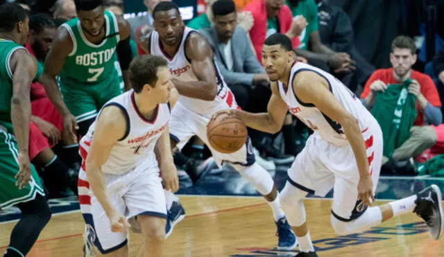 Playoffs NBA: Wizards derrotó a los Celtics e igualaron la serie por la Conferencia Este 