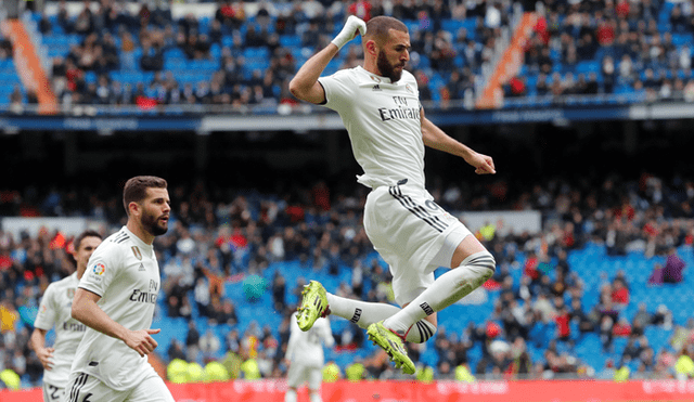 Real Madrid remontó 2-1 al Eibar con doblete de Karim Benzema [RESUMEN]