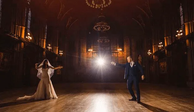 Facebook: boda temática de "Harry Potter" encanta a los miles de fans del famoso mago [FOTOS]