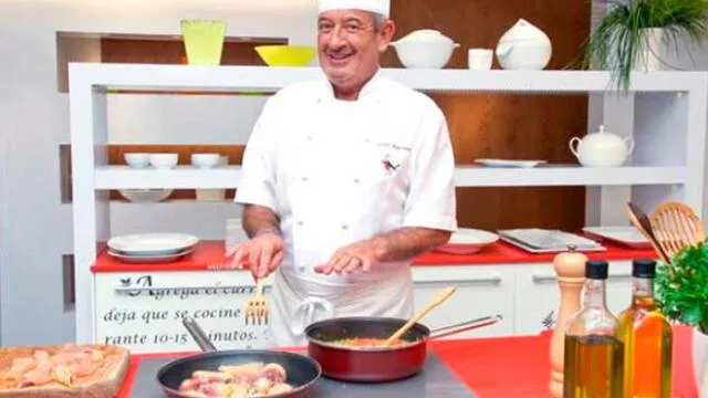 Karlos Arguiñano cocinero de televisión en Antena 3. Foto: difusión