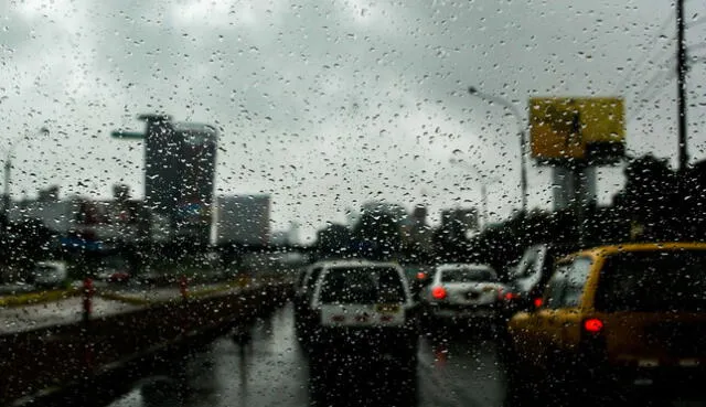 Lluvia en Lima. Foto: Andina