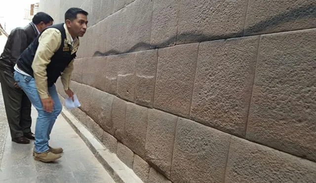 Cusco: Nuevo atentado contra muros incas del templo Koricancha [VIDEO]