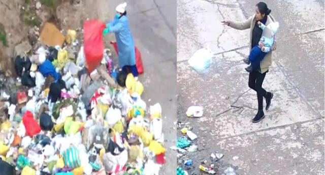 Cusco: captan a vecinos arrojando costales con basura a pesar de prohibición [FOTOS]