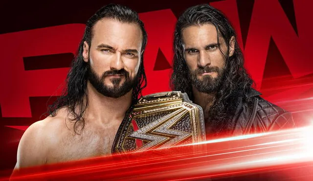 WWE RAW con Drew McIntyre y Seth Rollins previo a Money in the Bank 2020. Foto: WWE