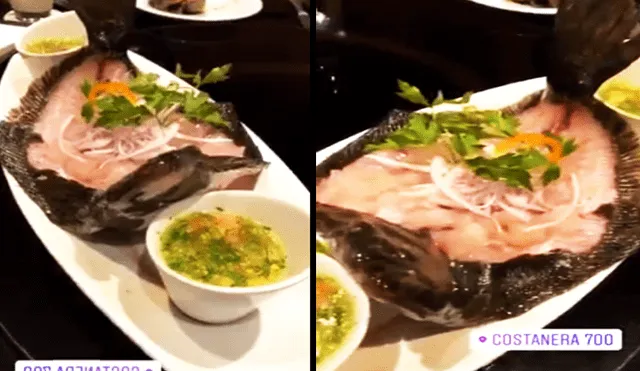 Facebook: Presentación de plato marino genera polémica en redes sociales [VIDEO]