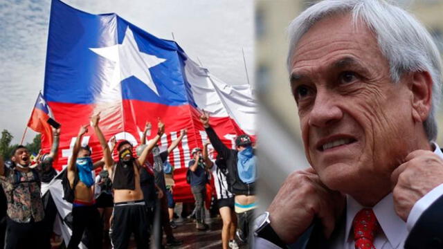 Protestas en Chile exigen reducción de salario hacia políticos. Foto: Composición