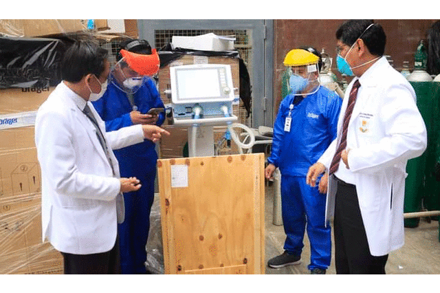 Con el funcionamiento de los equipos se ampliará la atención de los pacientes con coronavirus. Foto: Hospital Regional Lambayeque