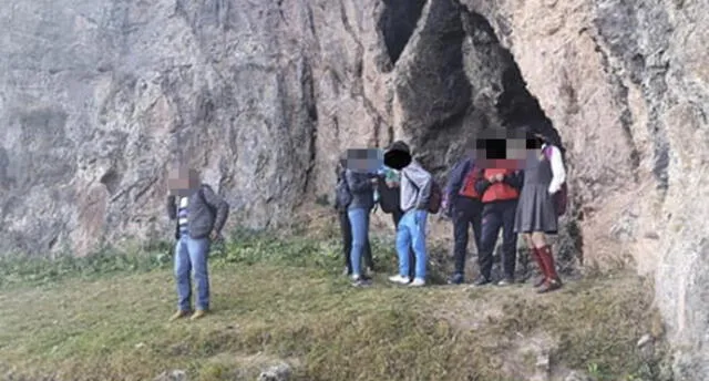 Sorprenden a seis escolares ingiriendo licor en parque arqueológico de Cusco