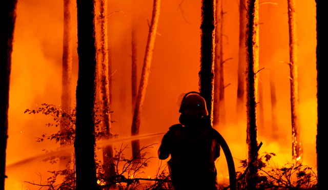 Al menos 30 bomberos mueren al intentar apagar un incendio forestal en China [VIDEO]