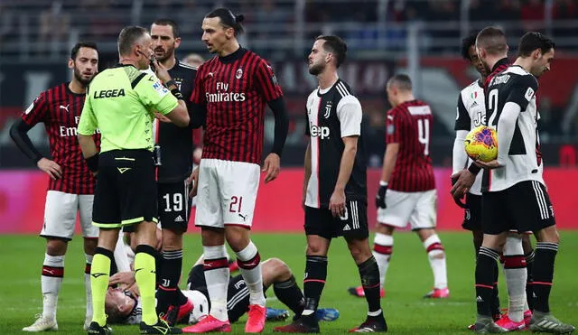 Juventus vs Milan EN VIVO: juegan la ida de las semifinales de la Copa Italia. Foto: AFP.